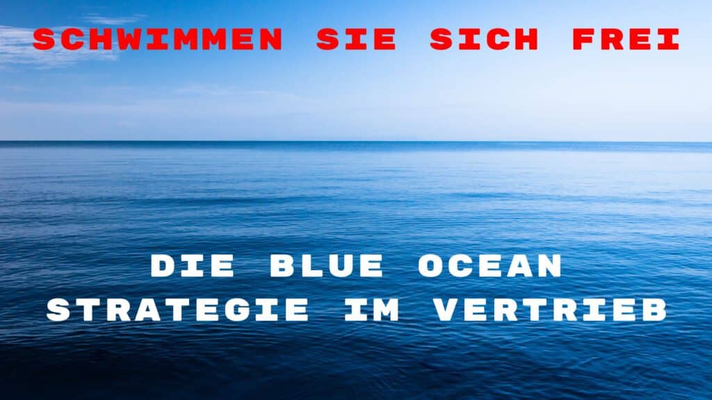 Illustration zur Blue Ocean Strategy im Vertrieb