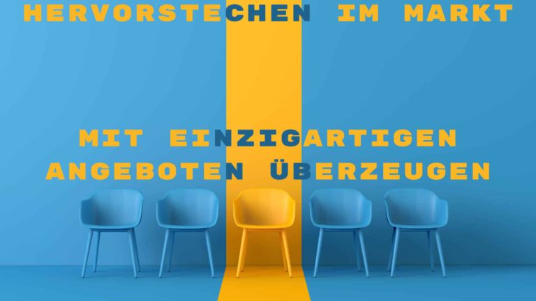 Keine Angst vor der Konkurrenz - mit einzigartigen Angeboten überzeugen